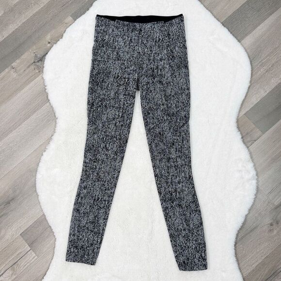 Lululemon Run On Power Luxtreme Leggings Irregular Denim Twill Black White 4 - Picture 3 of 14